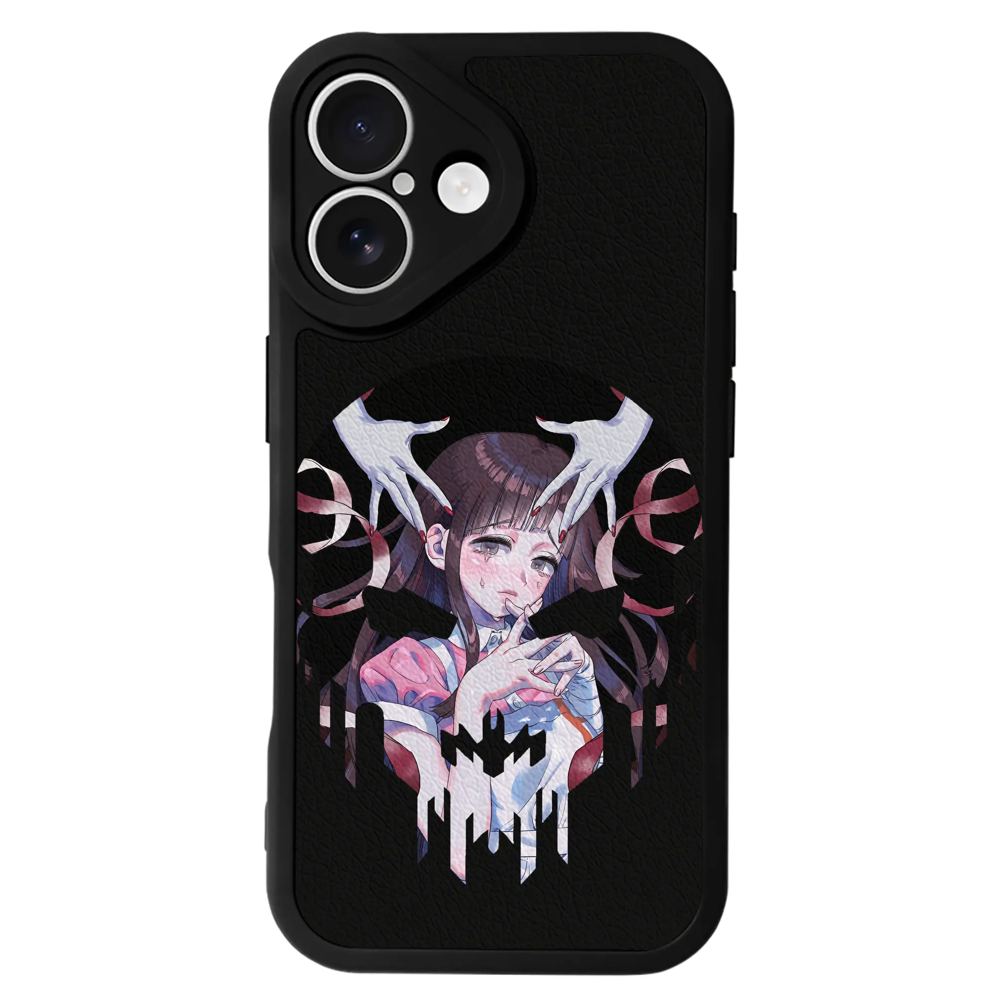 ダンガンロンパ グッズ,罪木蜜柑 - IPhone 16シリーズ対応 ・ シリコンスマホケース ・ レザー調 ・ 高精度フィット ・ 耐衝撃 ・ ワイヤレス充電対応 ・ 精密カット